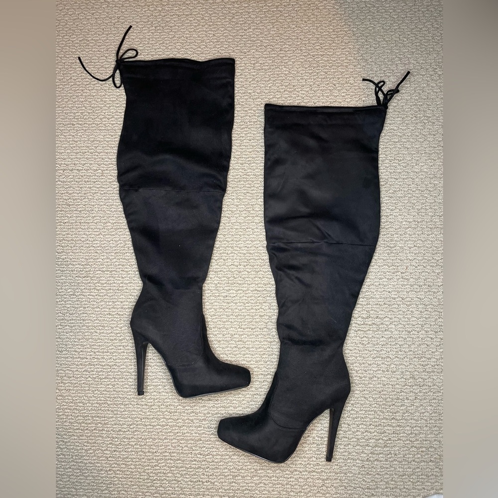 Black Over the Knee Boots